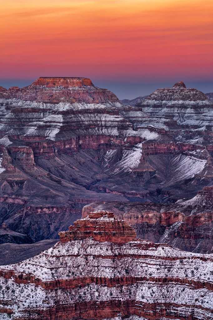 Sunsetting over the Grand Canyon